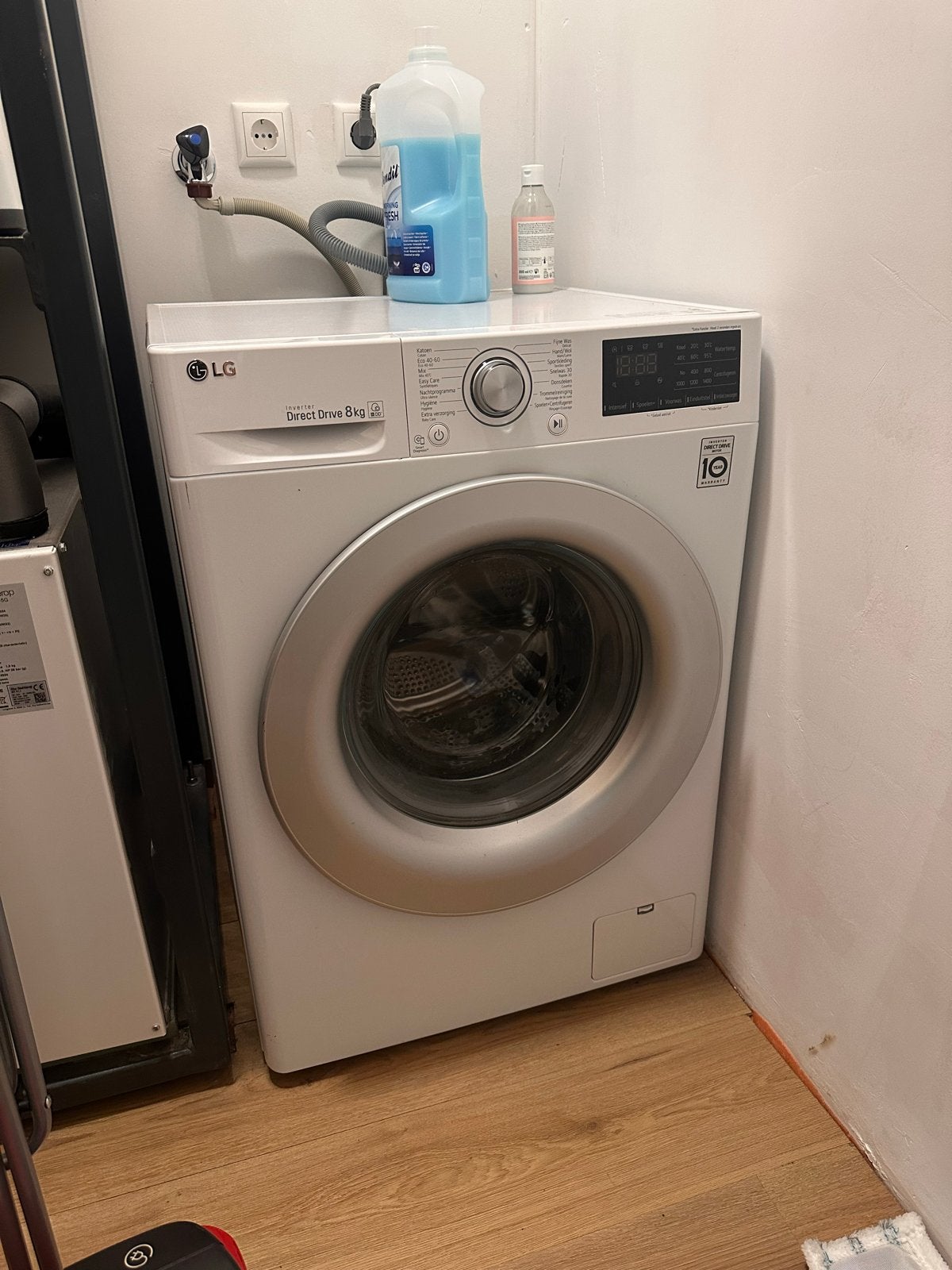 LG Direct Drive 8kg Wasmachine, Witgoed en Apparatuur, Wasmachines, 1200 tot 1600 toeren, 8 tot 10 kg, Ophalen of Verzenden, Zo goed als nieuw