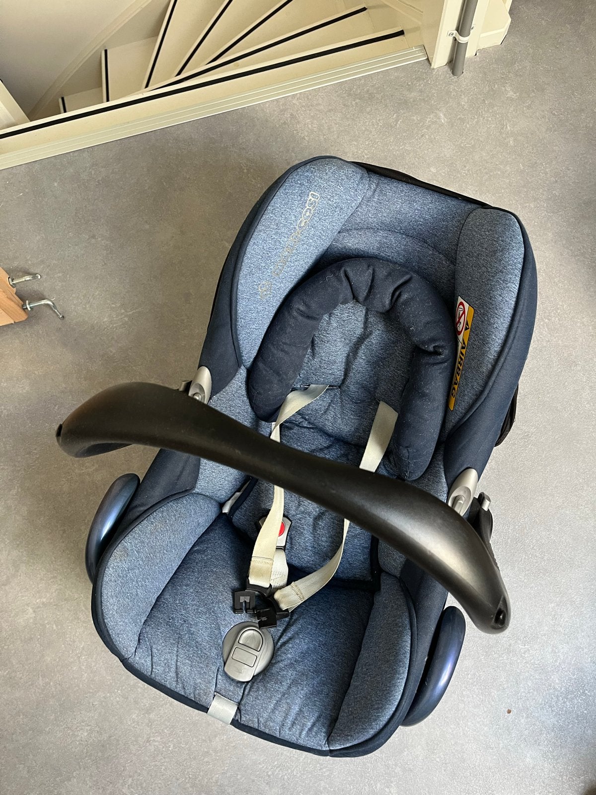 Maxi-Cosi autostoel met FamilyFix base, Ophalen, Autogordel of Isofix, Gebruikt, Zijbescherming