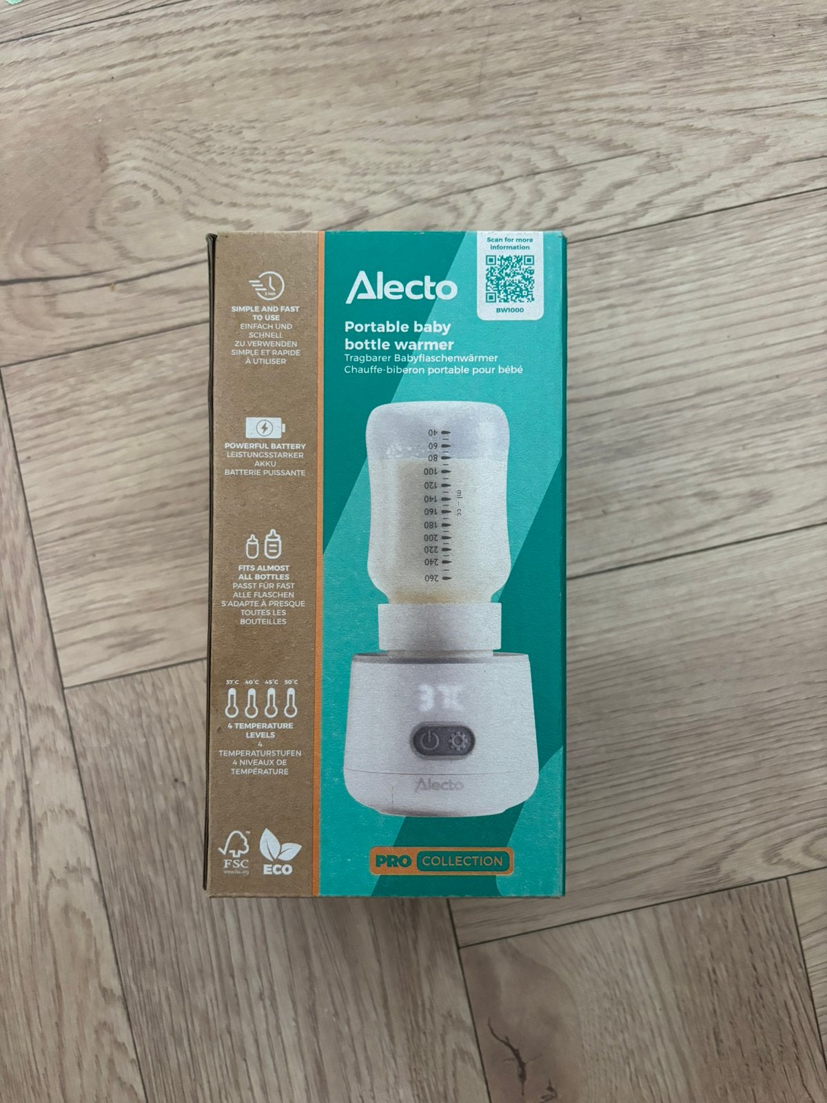 Alecto portable flessenwarmer, Kinderen en Baby's, Ophalen, Flessen- of potjesverwarmer, Alecto, Nieuw