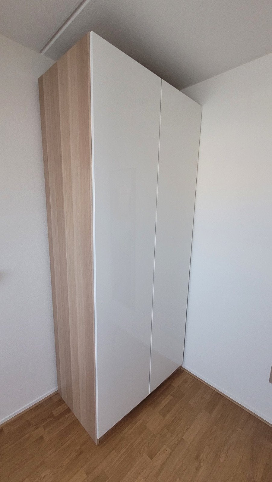 IKEA PAX Kledingkast met FORSAND deuren, 200 cm of meer, Met lade(s), Zo goed als nieuw, Overige houtsoorten