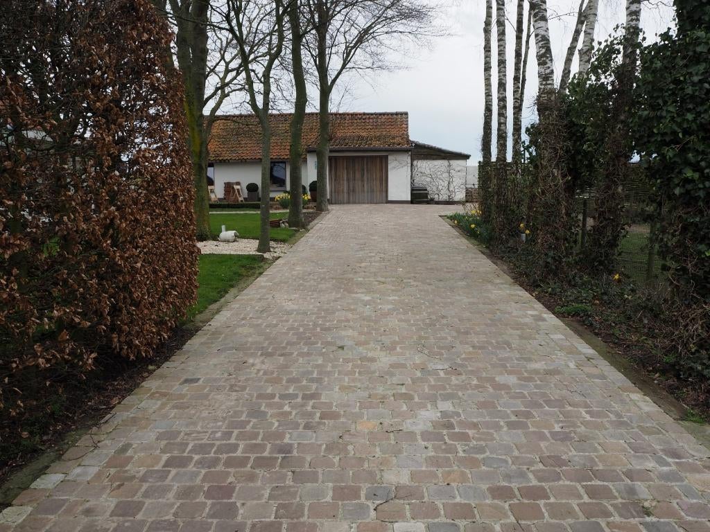 Kasseien  Kandla Mix 14x14x5/7cm voorraad ruim 1000M2, 60 cm of meer, Keramiek, Nieuw, 10 m² of meer