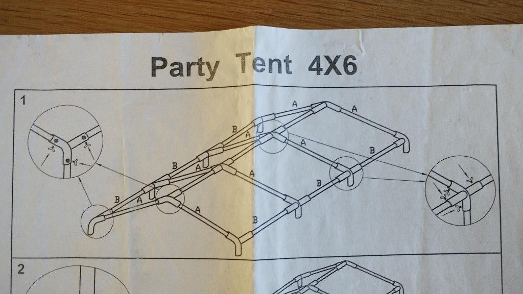 Party tent, Tuin en Terras, Ophalen, Gebruikt