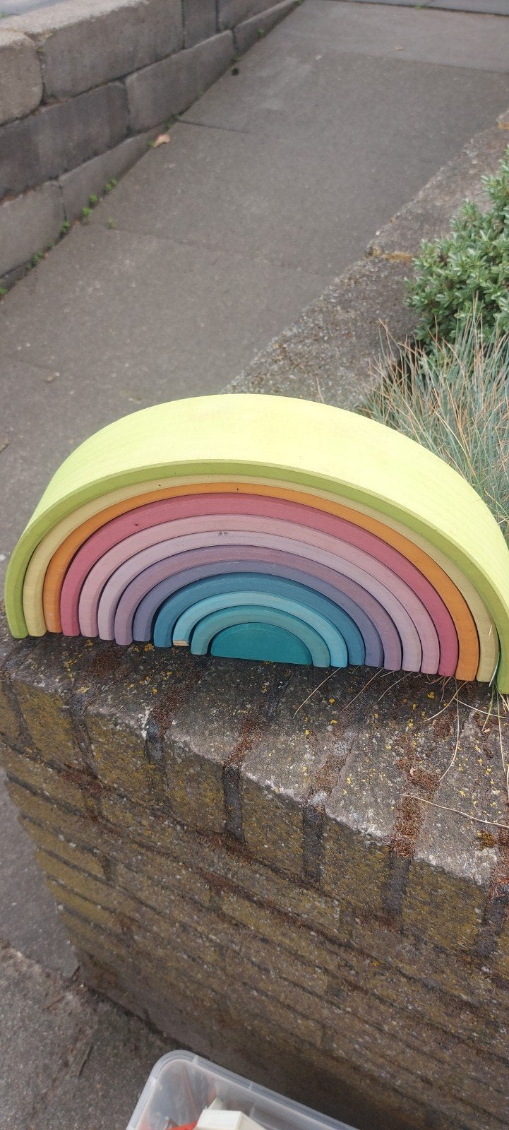 Grimms regenboog pastel - hoekje eraf, Ophalen of Verzenden, Gebruikt, Jongen of Meisje