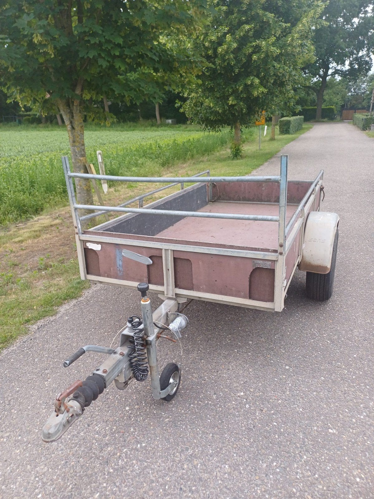 enkelassige aanhanger met kenteken, Auto diversen, Ophalen