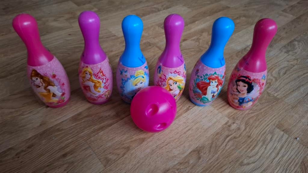 Prinsessen bowling setje, Ophalen of Verzenden, Jongen of Meisje
