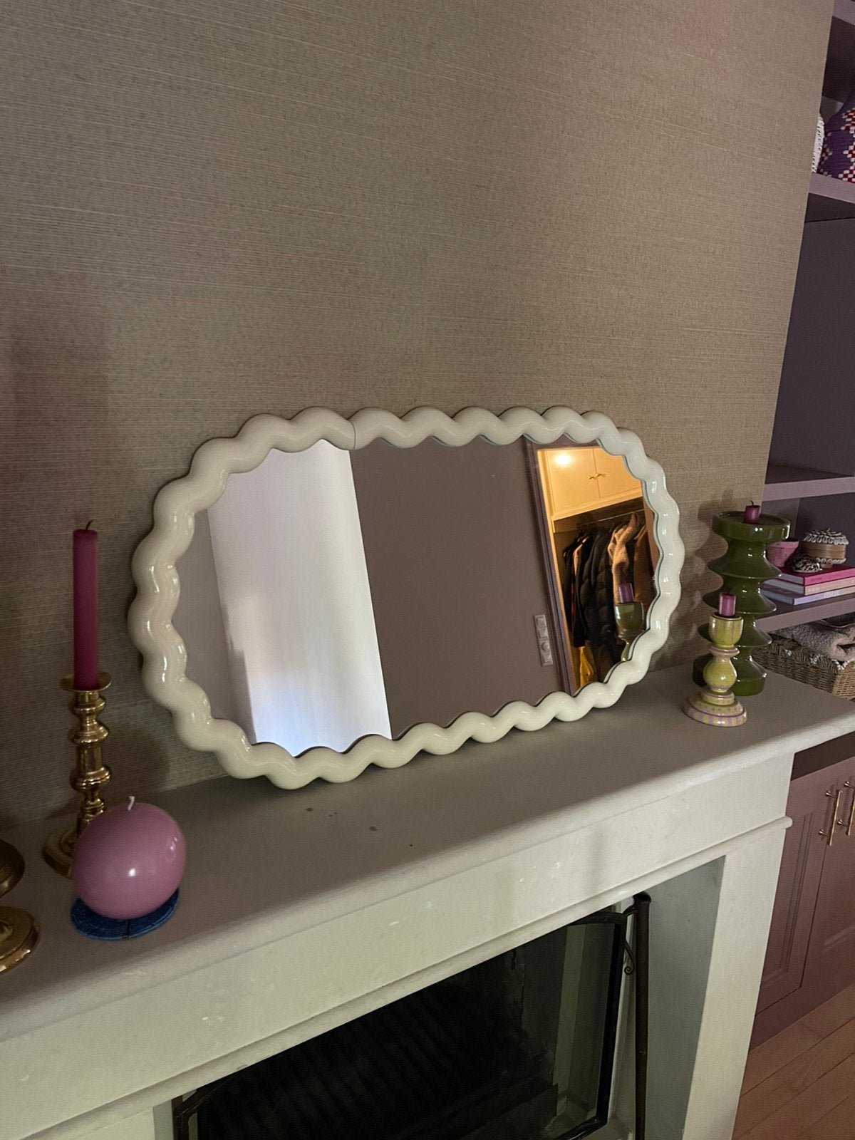 &Klevering spiegel, Ophalen, Minder dan 50 cm, Zo goed als nieuw, Minder dan 100 cm