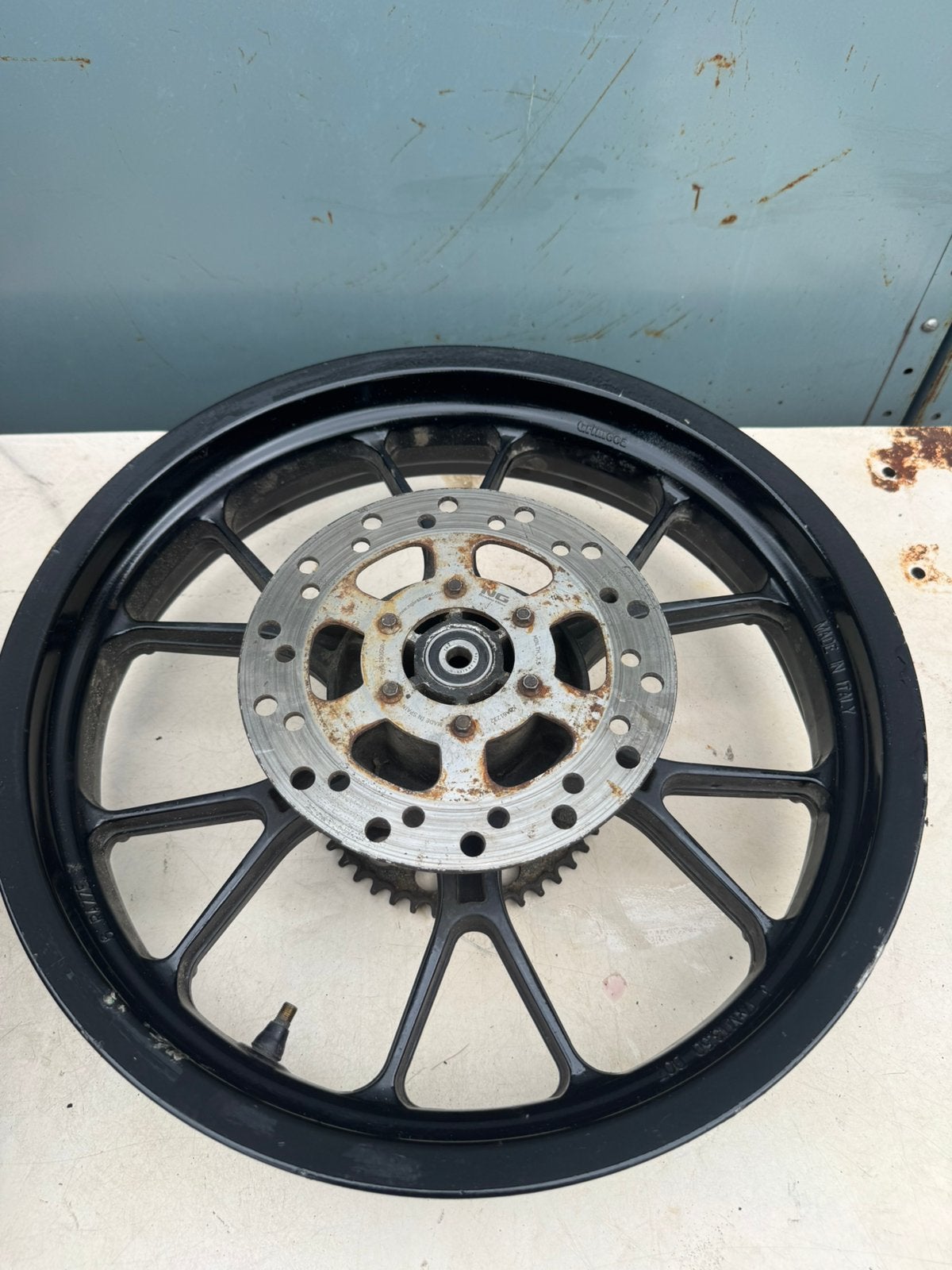 Gietwiel Achter Derbi senda xtreme, drd racing etc, Ophalen of Verzenden