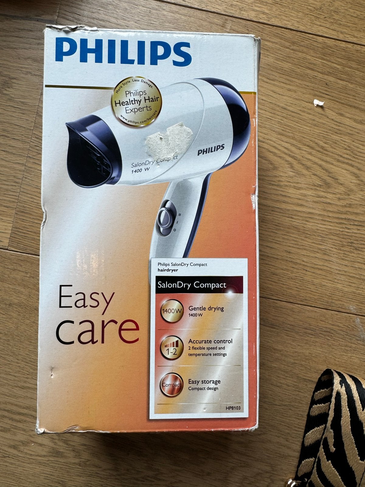 Philips SalonDry Compact Föhn 1400W - Zo goed als nieuw, Witgoed en Apparatuur, Persoonlijke-verzorgingsapparatuur, Ophalen of Verzenden