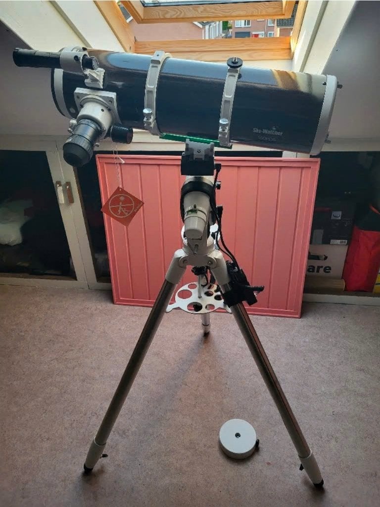 Sky-Watcher Explorer-150PDS(EQ5 PRO), GO-TO system, database, 80 tot 200 mm, Nieuw, Met statief, Spiegeltelescoop (reflector)