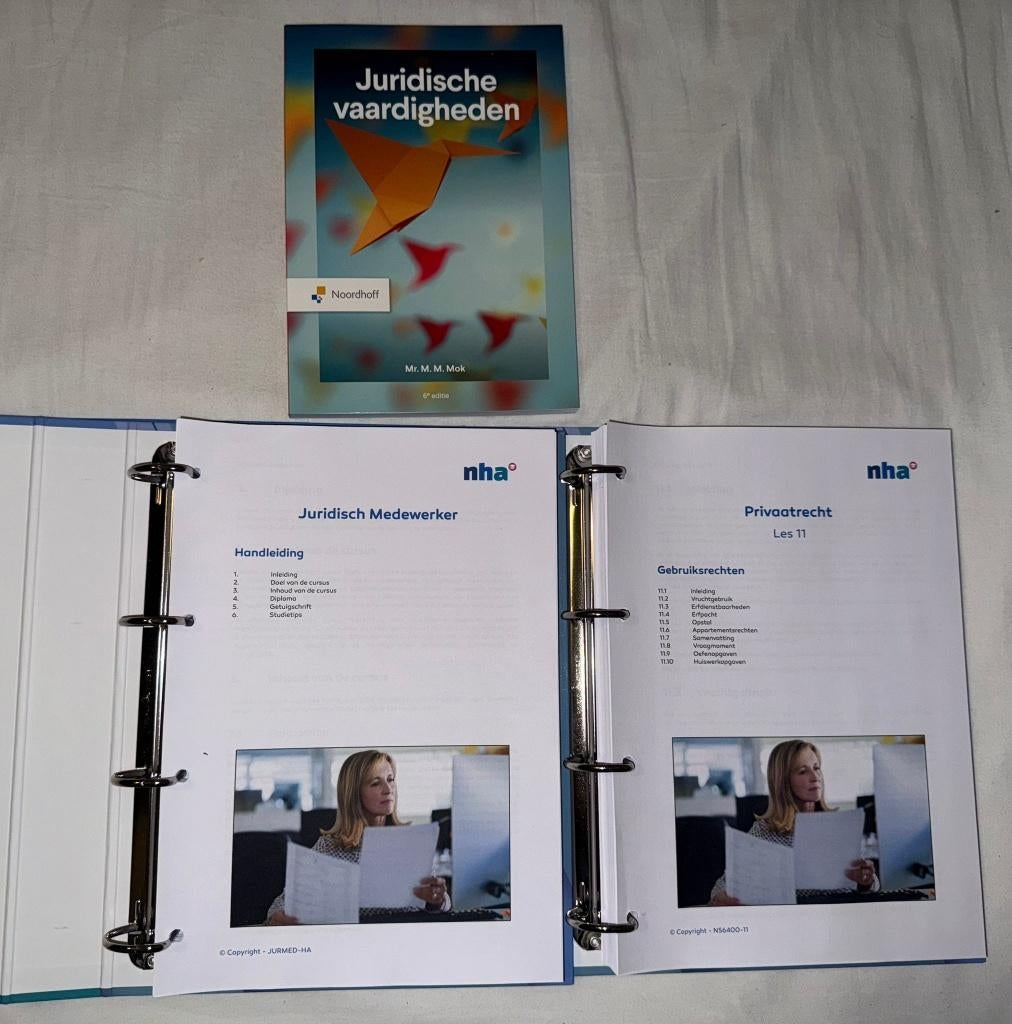 NHA Juridisch Medewerker Cursus – Nieuw  (Complete Set), Boeken, Ophalen of Verzenden, Beta, Nieuw, MBO
