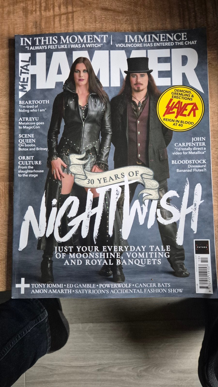 Metal Hammer Magazine - Nightwish 30 Jaar Special3 Ongelezen, Ophalen of Verzenden, Nieuw, Muziek, Film of Tv