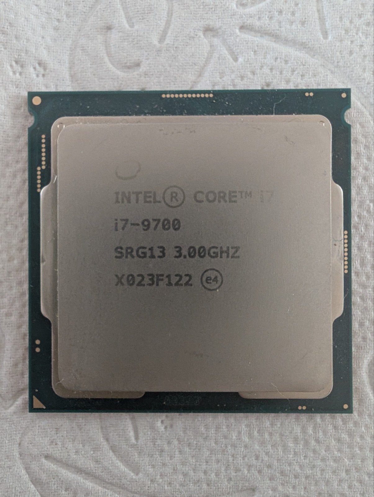 Intel Core i7-9700 Processor, Computers en Software, Processors, Gebruikt, 8-core, 3 tot 4 Ghz, Ophalen of Verzenden