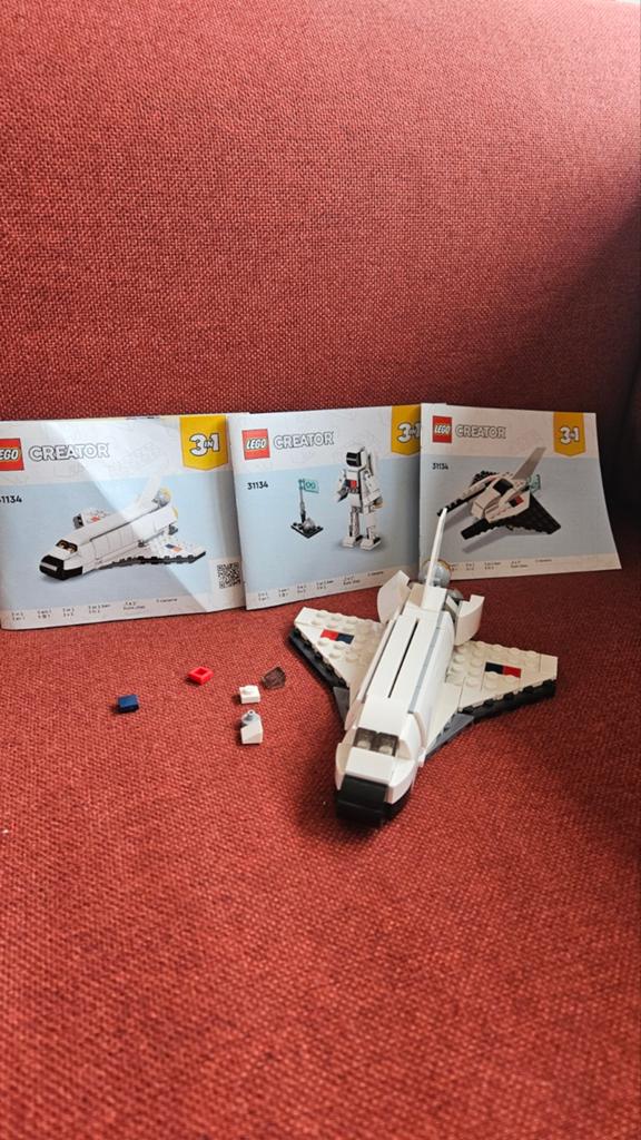 Lego creator ruimteschip 31134, Ophalen of Verzenden, Zo goed als nieuw