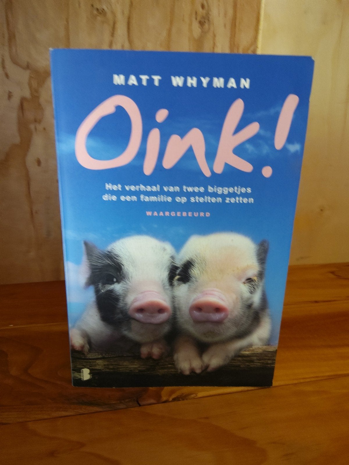 Boek Oink! van Matt Whyman - Het verhaal van twee biggetjes, Boeken, Ophalen of Verzenden, Zo goed als nieuw, Matt Whijman