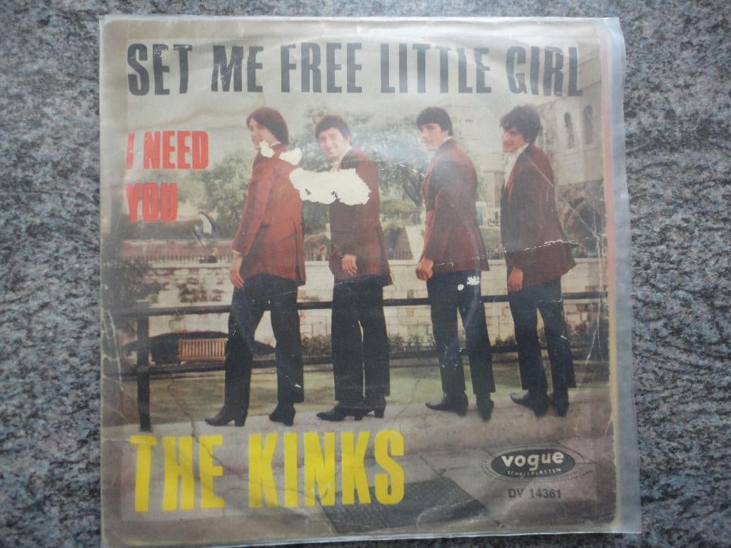 Kinks - Set me free little girl Germany 1965 FH, Gebruikt, 7 inch, Single, Ophalen of Verzenden