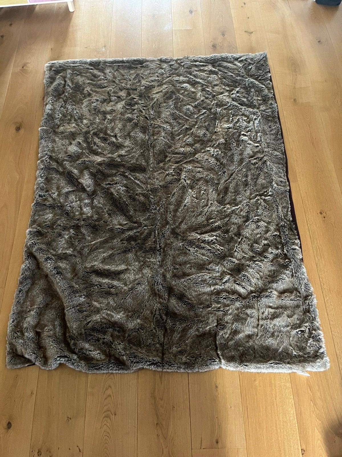 Braxton Interiors Faux Fur Plaid, 190 cm, Verzenden, 150 cm, Zo goed als nieuw