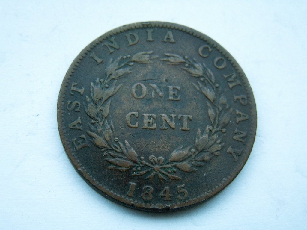 STRAITS SETTLEMENTS.   One Cent - 1845, Verzenden, Zuid-Azië, Losse munt