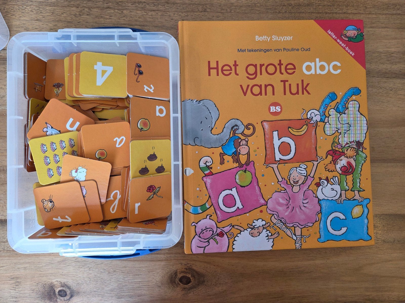 Het grote ABC van Tuk - Letter-weet-boek met kaarten, Ophalen of Verzenden