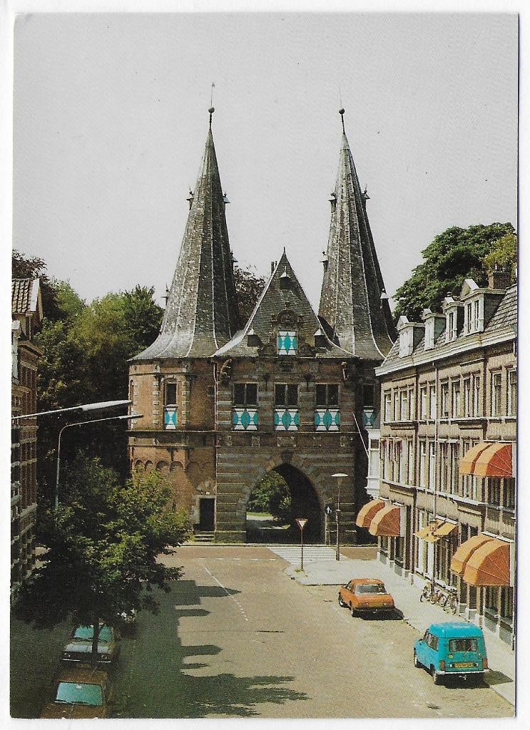 Kampen Cellebroederspoort ongelopen Ansichtkaart (B2747, Ophalen of Verzenden, 1960 tot 1980, Ongelopen, Overijssel