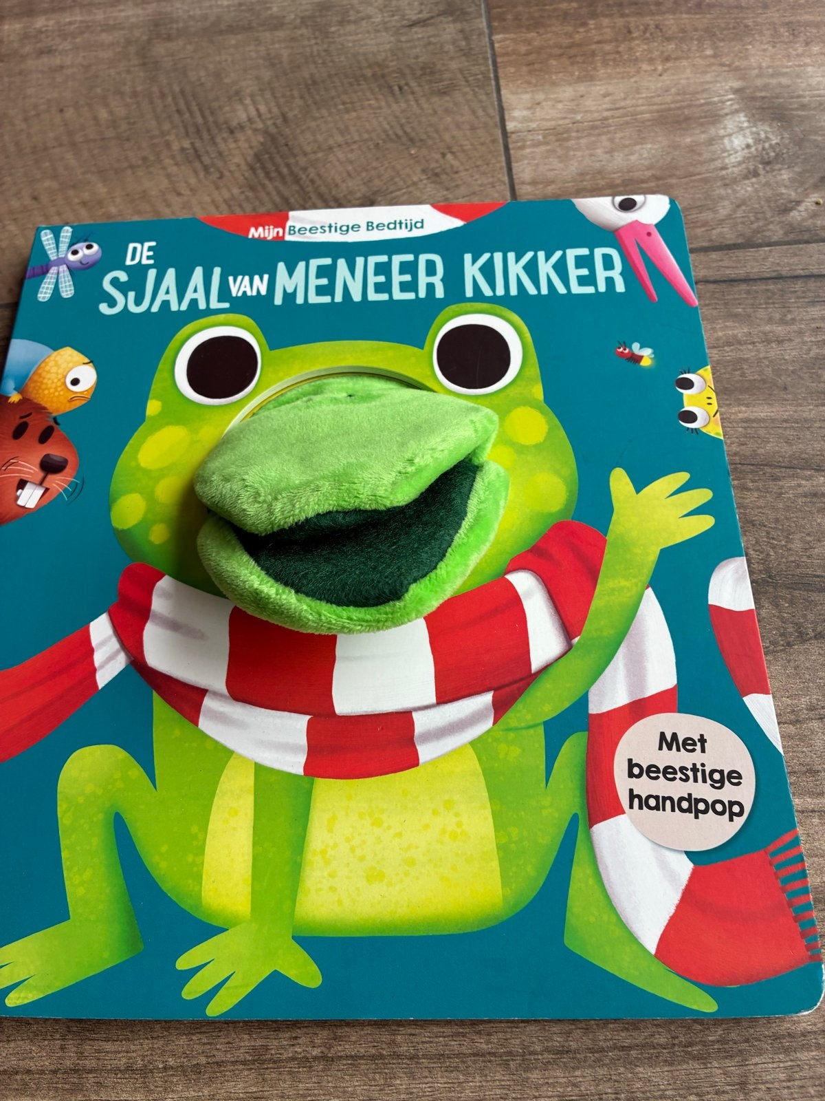 De Sjaal van Meneer Kikker - Interactief Boek met Handpop, Boeken, Ophalen of Verzenden, Nieuw, Sprookjes