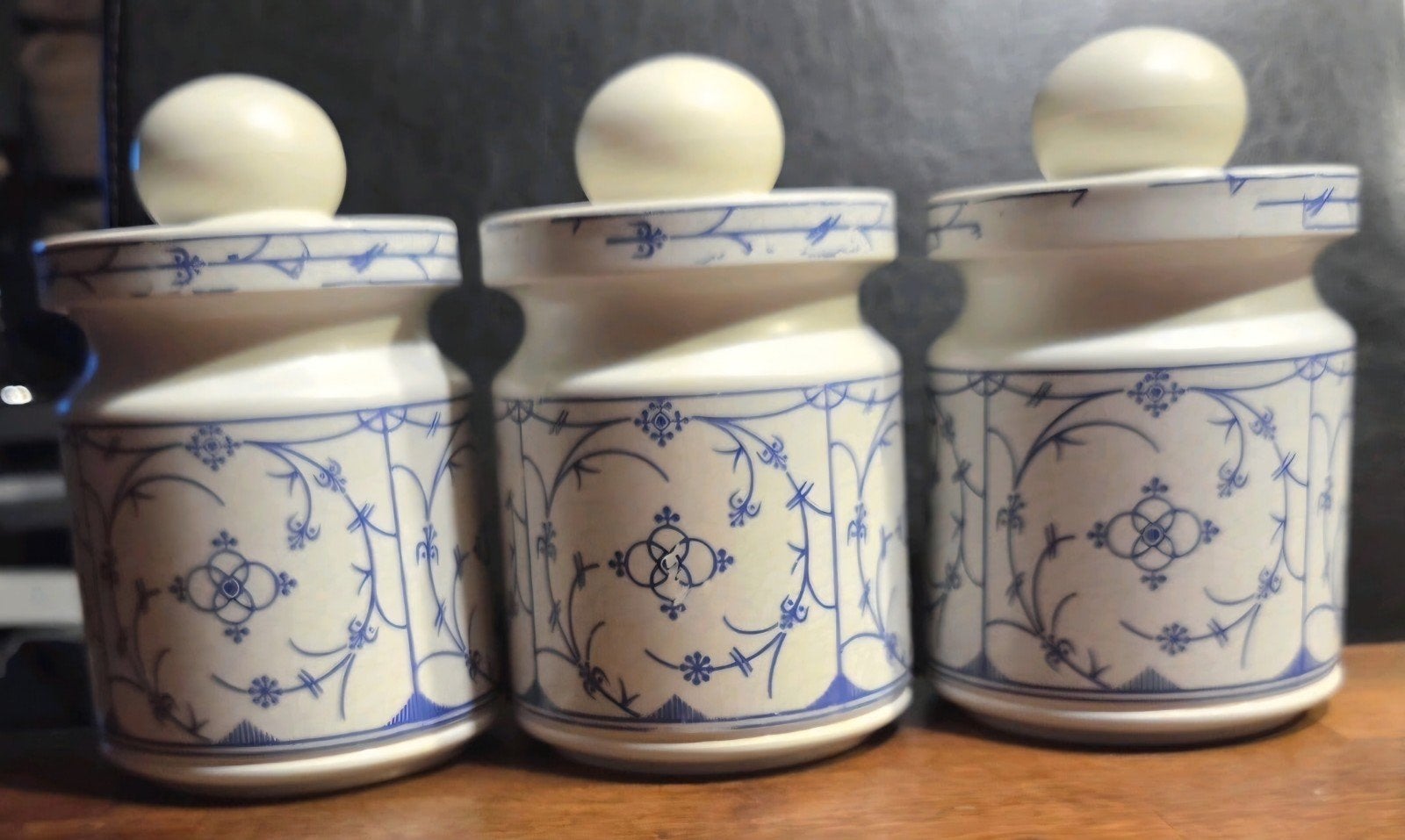 Vintage Emsa voorraadpotten (3 stuks), Antiek en Kunst, Ophalen of Verzenden