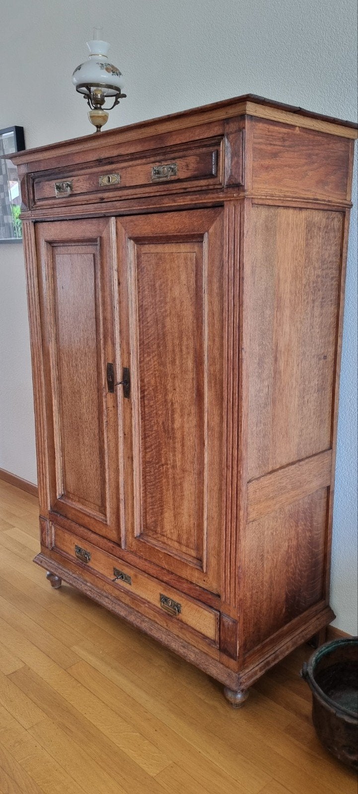 antieke eikenhouten kast, Antiek en Kunst, Ophalen