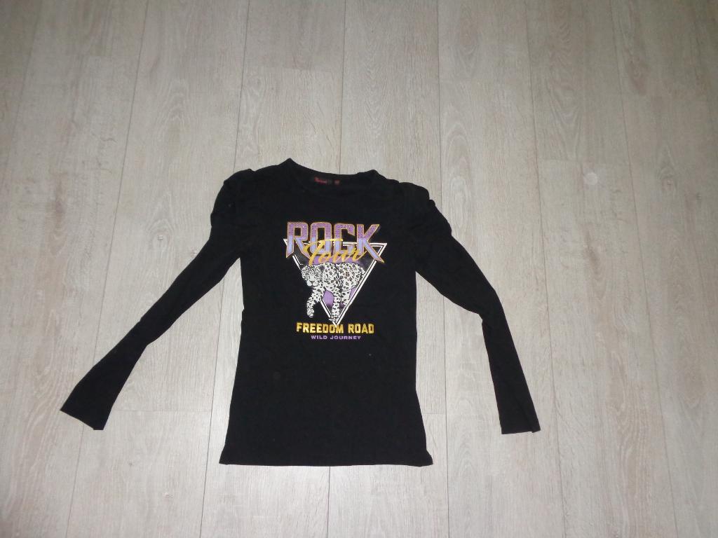 zwarte meisjeslongsleeve van Persival, maat 140/146, Kinderen en Baby's, Kinderkleding | Maat 140, Ophalen of Verzenden, Zo goed als nieuw