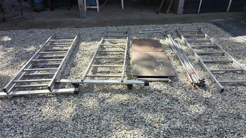Steiger Ladder combi Hymer Vario, Ophalen, Gebruikt