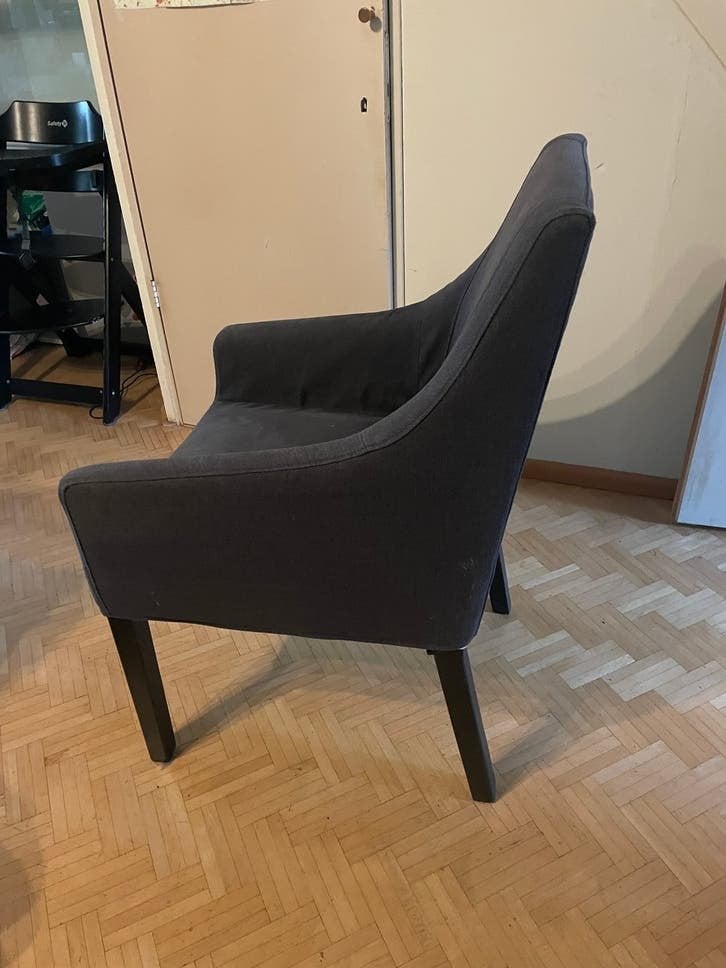 IKEA SAKARIAS Stoelhoes - Neutraal Grijs, Zo goed als nieuw, Ophalen of Verzenden, Zo goed als nieuw, Eén, Stof