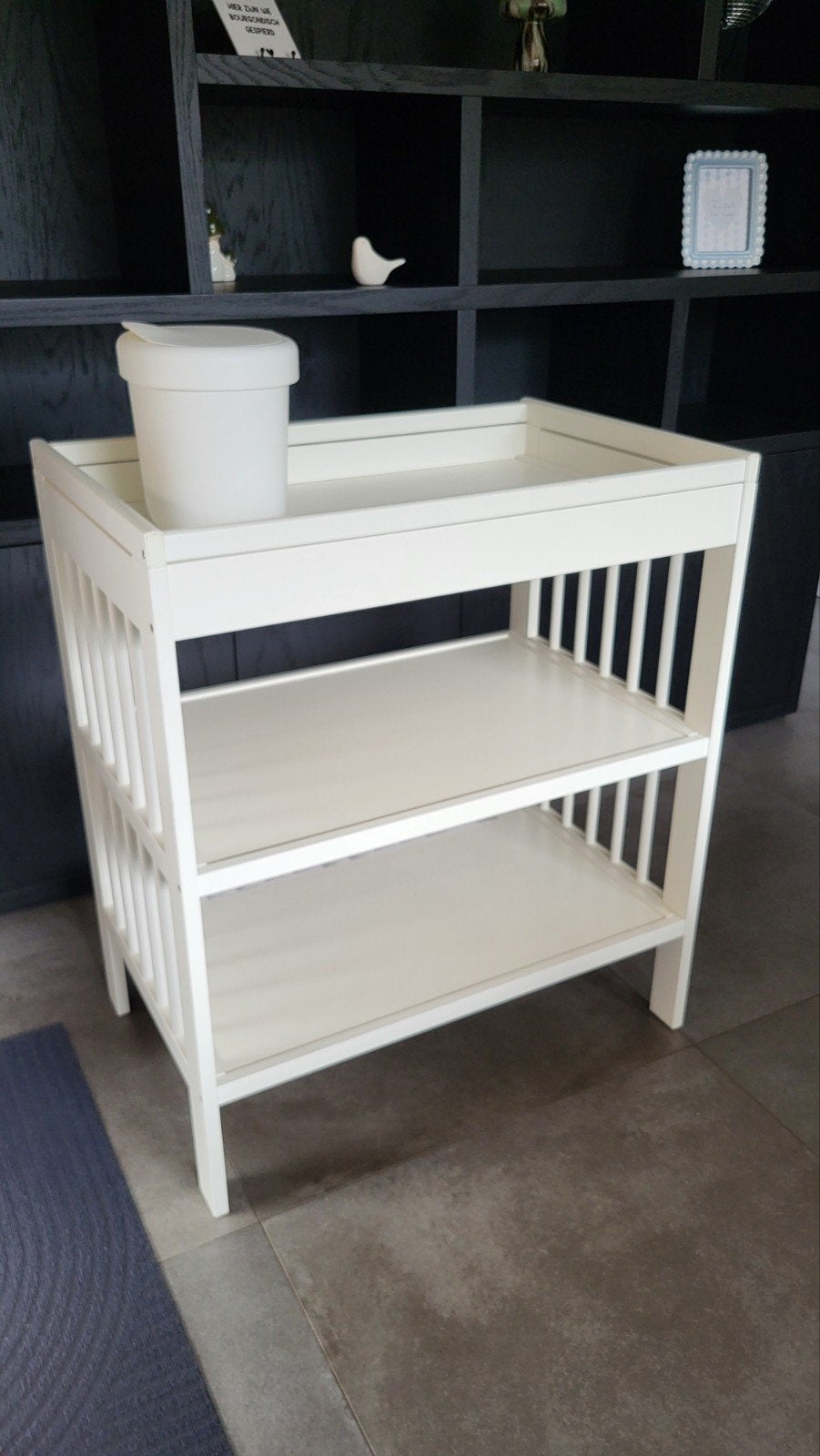Commode wit (IKEA GULLIVER) met set bakjes (ÖNSKLIG), Ophalen, 50 tot 70 cm, Zo goed als nieuw, 75 tot 100 cm