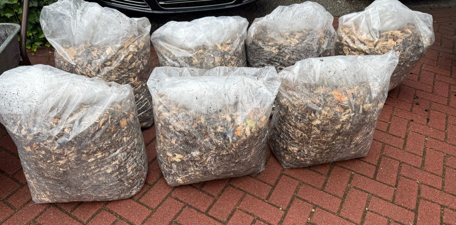 Houtsnippers 120L (25-30kg) - Tuin, paden, mulch, decoratie, Tuin en Terras, Grind, Keien en Split, Ophalen of Verzenden, Nieuw