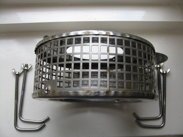 ZGAN originele RVS INOX Combimaster schoorsteenkap 100-150mm, Ophalen of Verzenden, Zo goed als nieuw, Afzuiger
