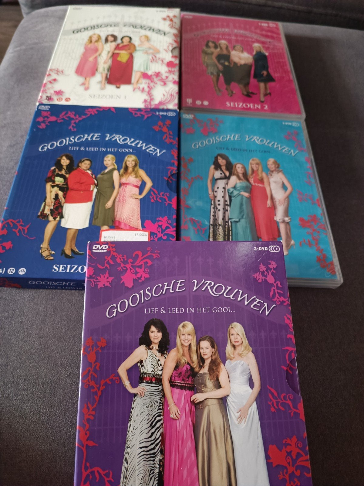 Gooische vrouwen seizoen 1 t/m 5 - dvd, Vanaf 12 jaar, Ophalen of Verzenden, Zo goed als nieuw, Komedie