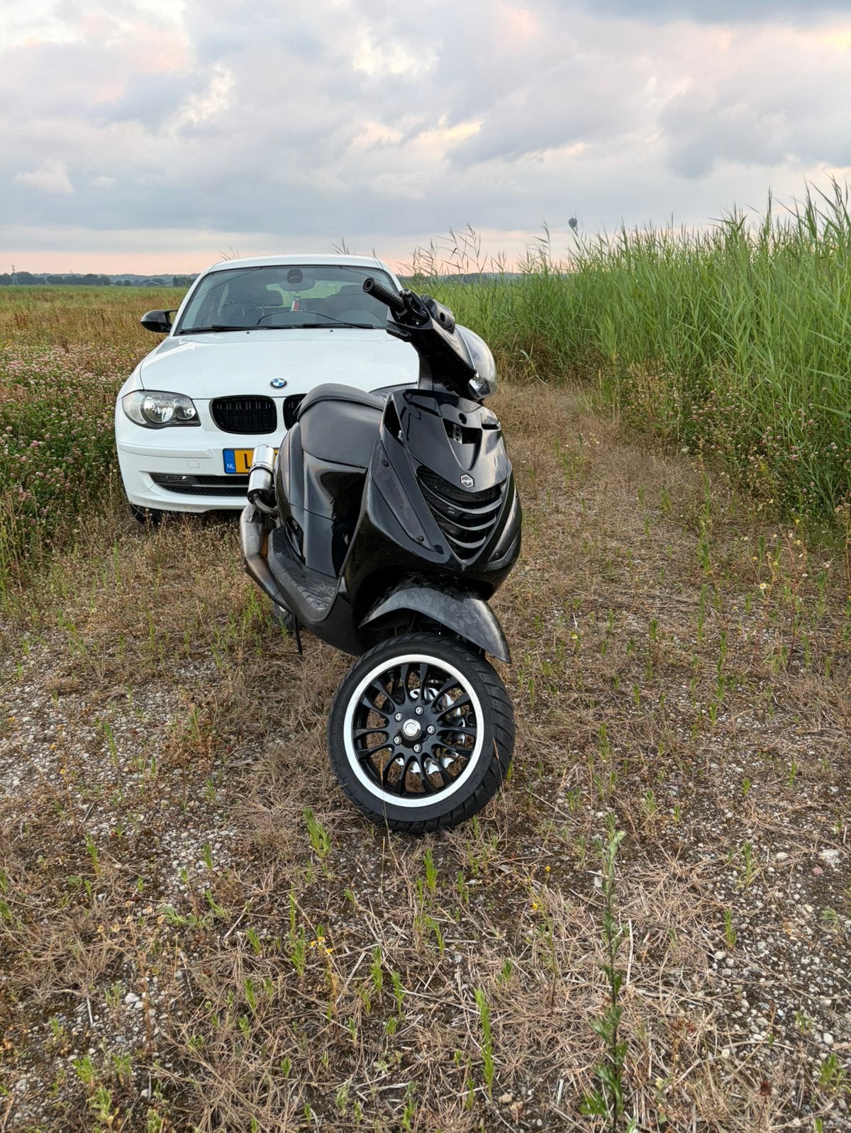 172cc LC Stage2 piaggio zip pm tuning uitlaat, Ophalen, Zo goed als nieuw, Tweetakt, Zip