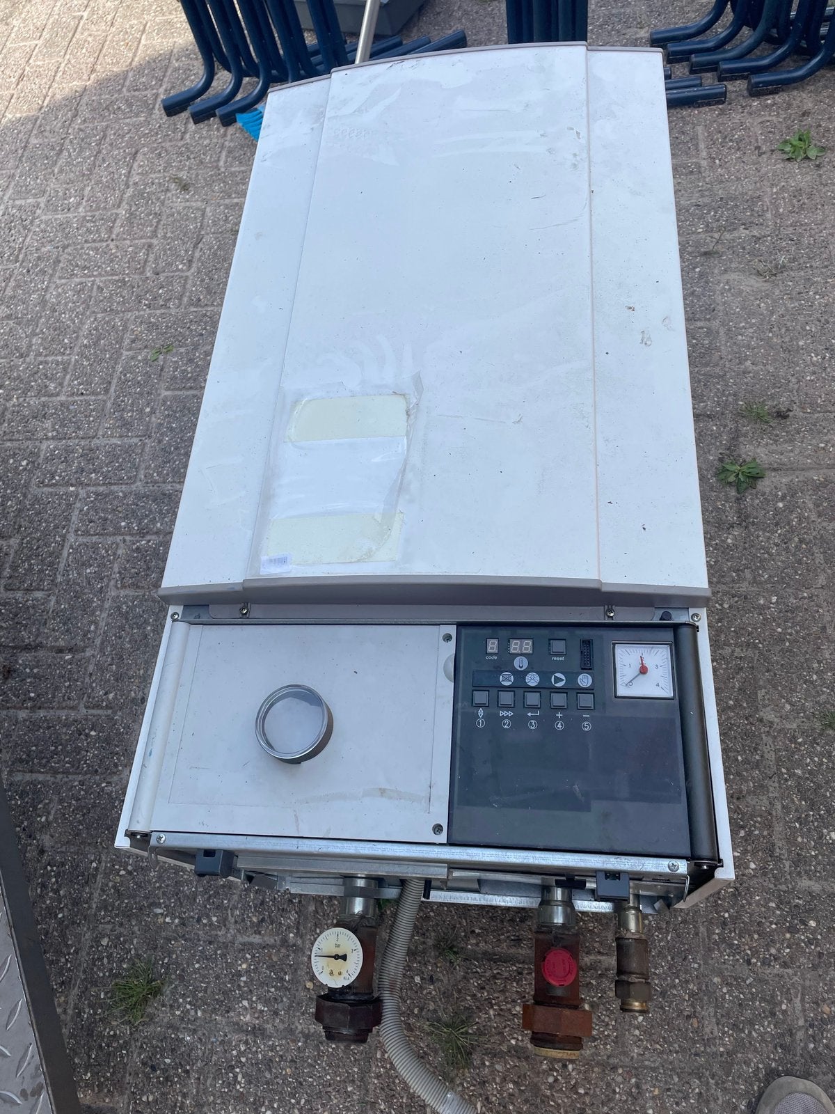 Remeha Quinta HR CV-Ketel – Werking Onbekend Voor Onderdelen, Ophalen, 30 tot 80 cm, Gebruikt, Cv-ketel of Combi-ketel