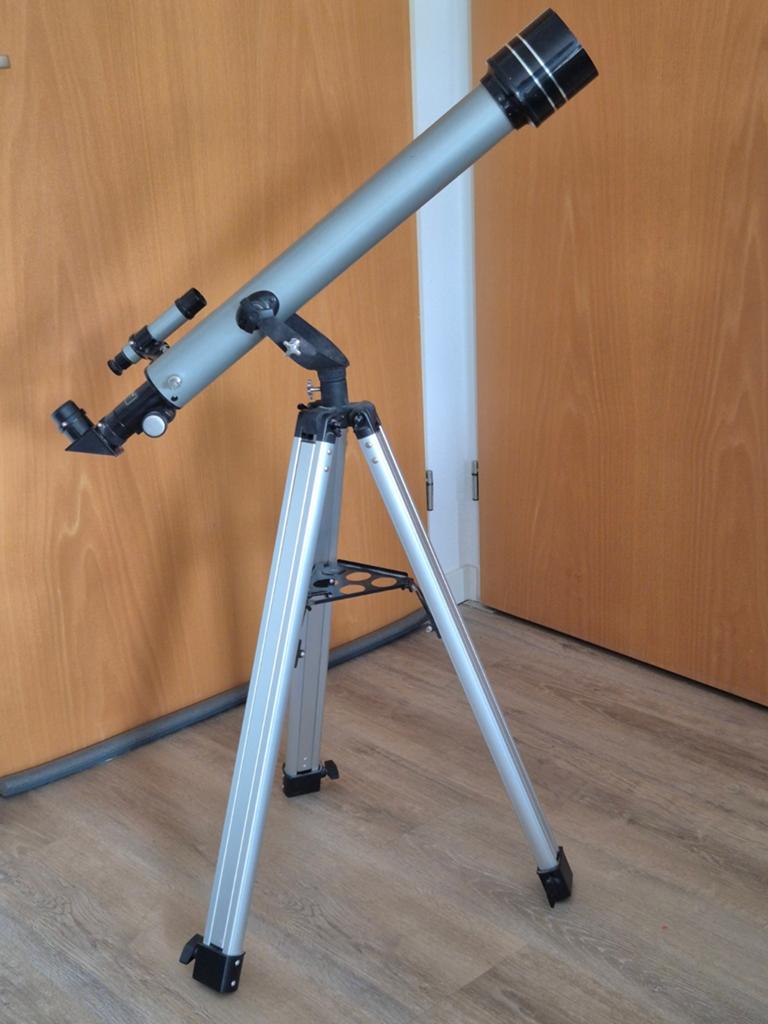Astronomische telescoop, Ophalen, Minder dan 80 mm, Lenzentelescoop (refractor)