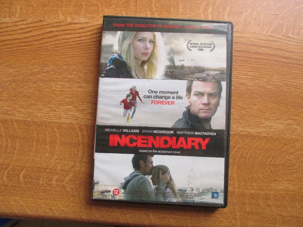 michelle williams-ewan mcgregor:  incendiary (13)-, Alle leeftijden, Ophalen of Verzenden, Zo goed als nieuw