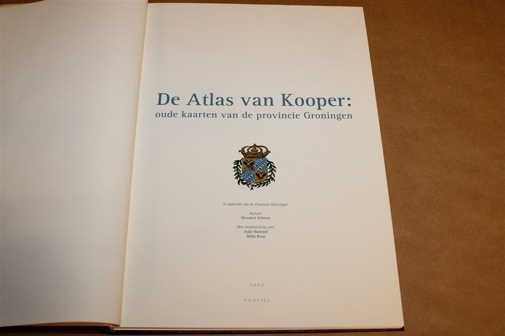 De Atlas van Kooper — Oude Kaarten van Groningen, Ophalen of Verzenden, 1800 tot 2000, Nederland, Landkaart