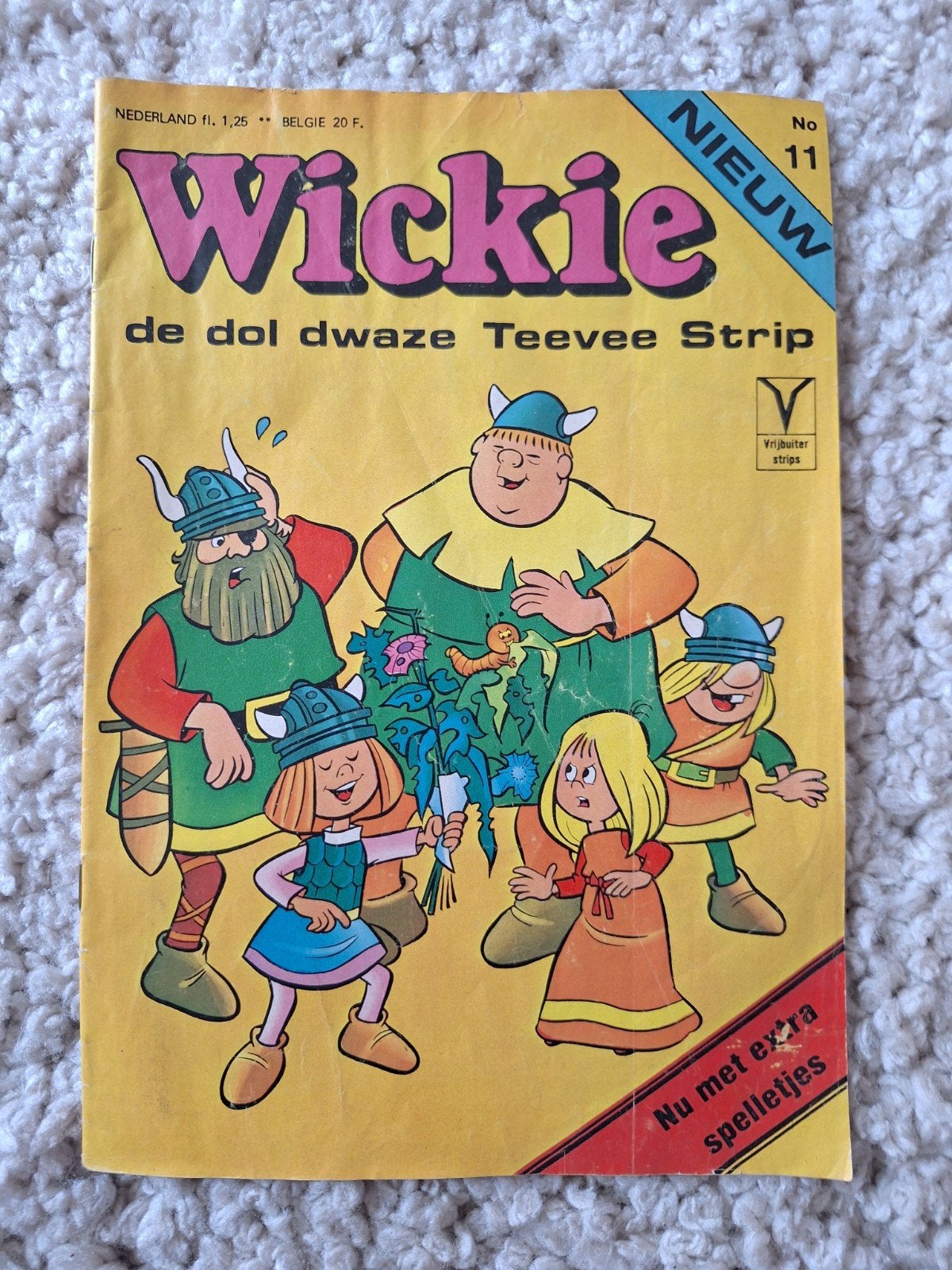 Wickie de Viking - De dol dwaze Teevee Strip No. 11, Boeken, Eén stripboek, Ophalen, Gelezen, Runer Jonsson