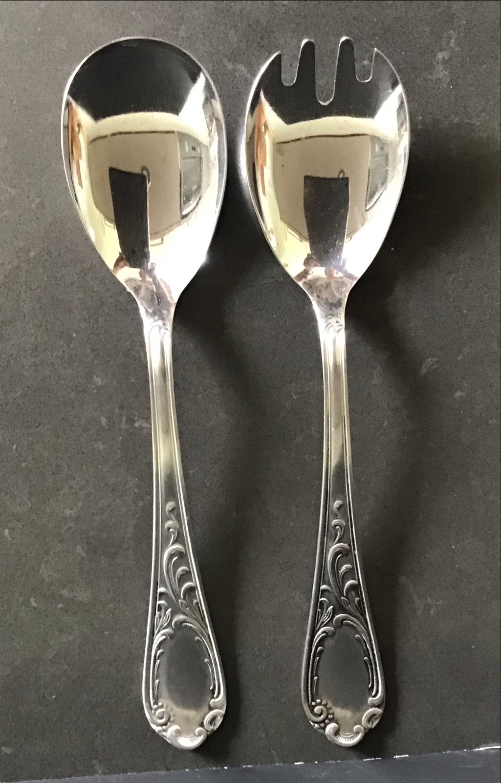 Zilverkleurig saladecouvert LOUIS XV POLIDA, Ophalen of Verzenden