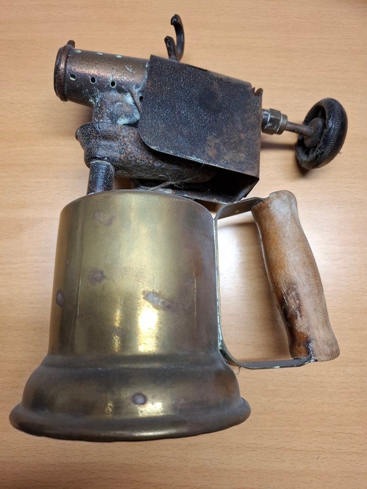 Antieke messing soldeerlamp/branders, Ophalen of Verzenden