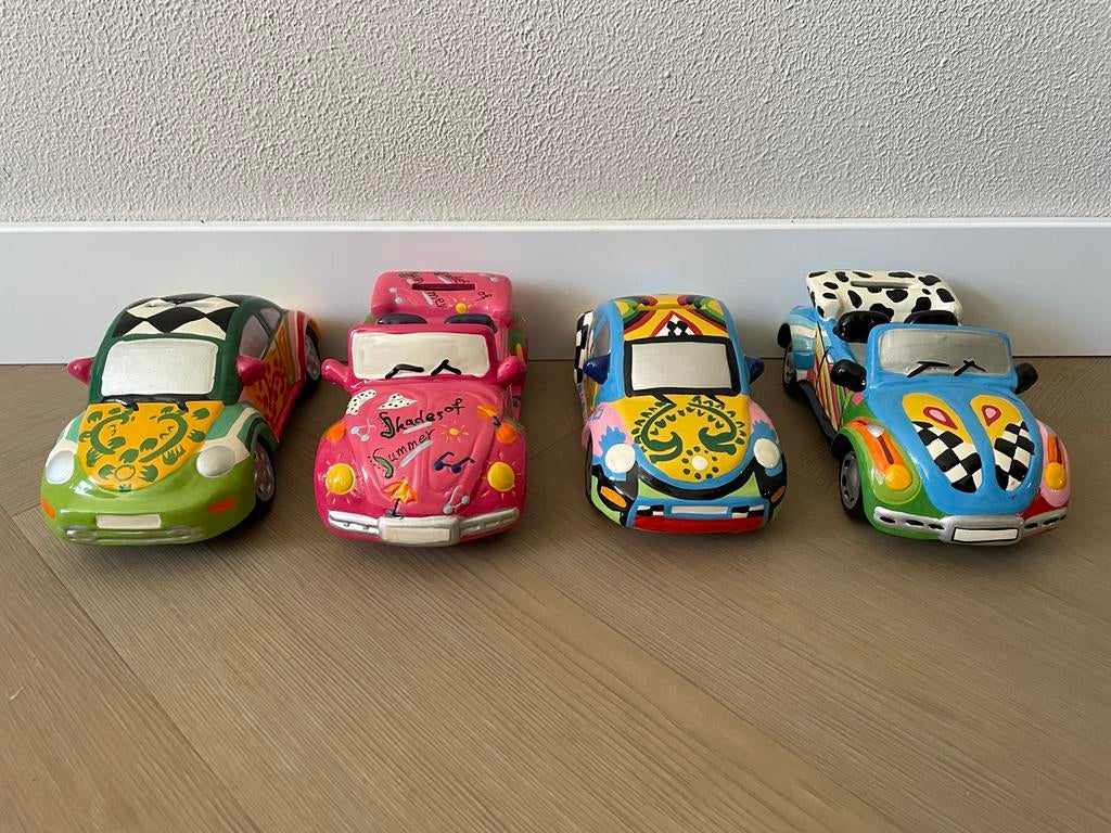 Volkswagen Kever spaarpotten, Ophalen, Nieuw, Steen, Aardewerk of Keramiek, Vervoermiddel
