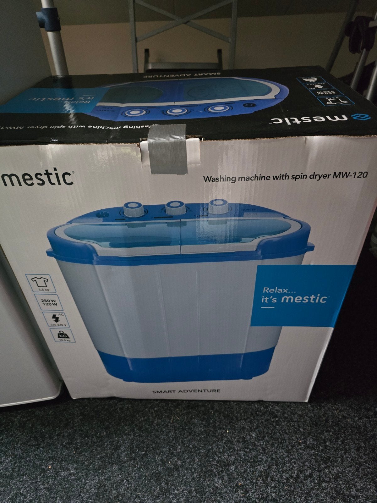 Nieuwe camping wasmachine, nooit gebruikt Mestic MW 120, Ophalen of Verzenden, Nieuw