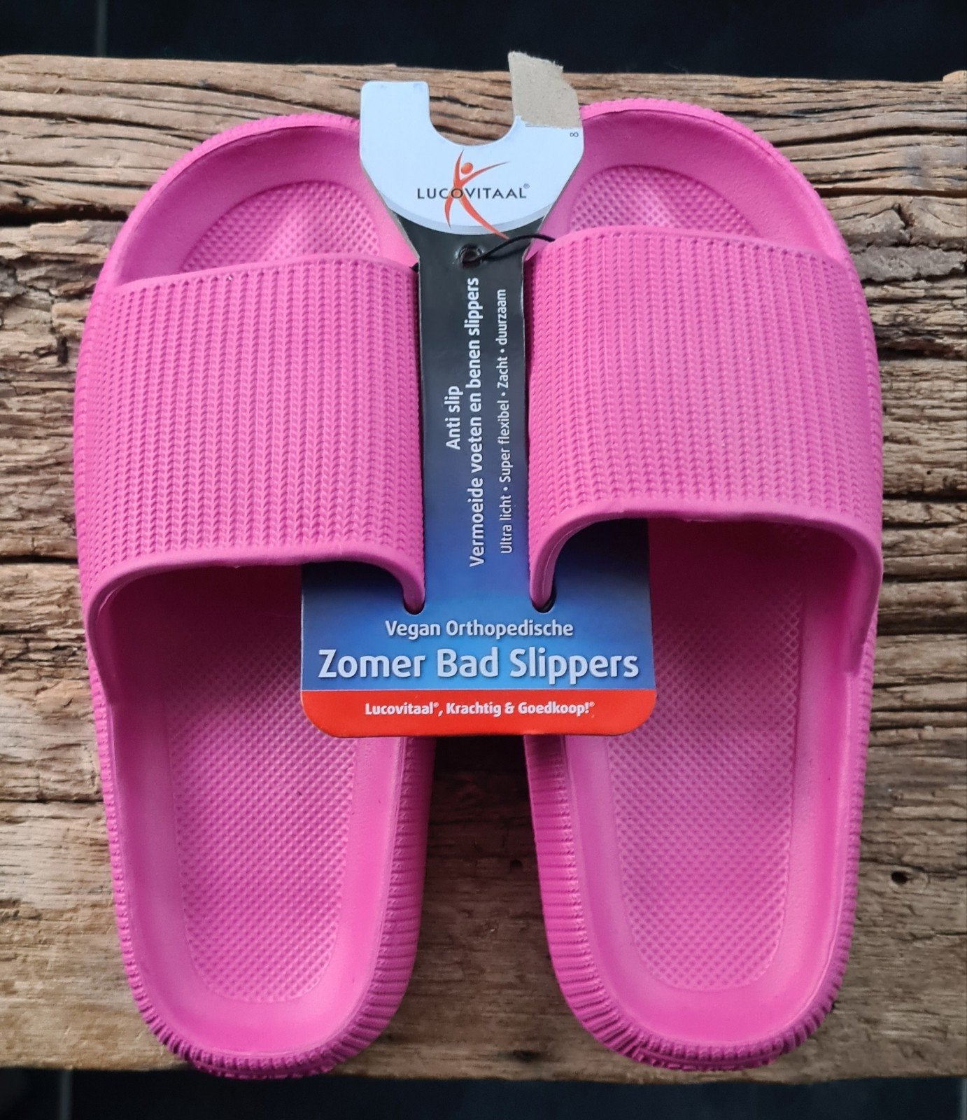 Lucovitaal Orthopedische zomer bad slippers Maat 37-38, Slippers, Nieuw, Ophalen of Verzenden, Roze