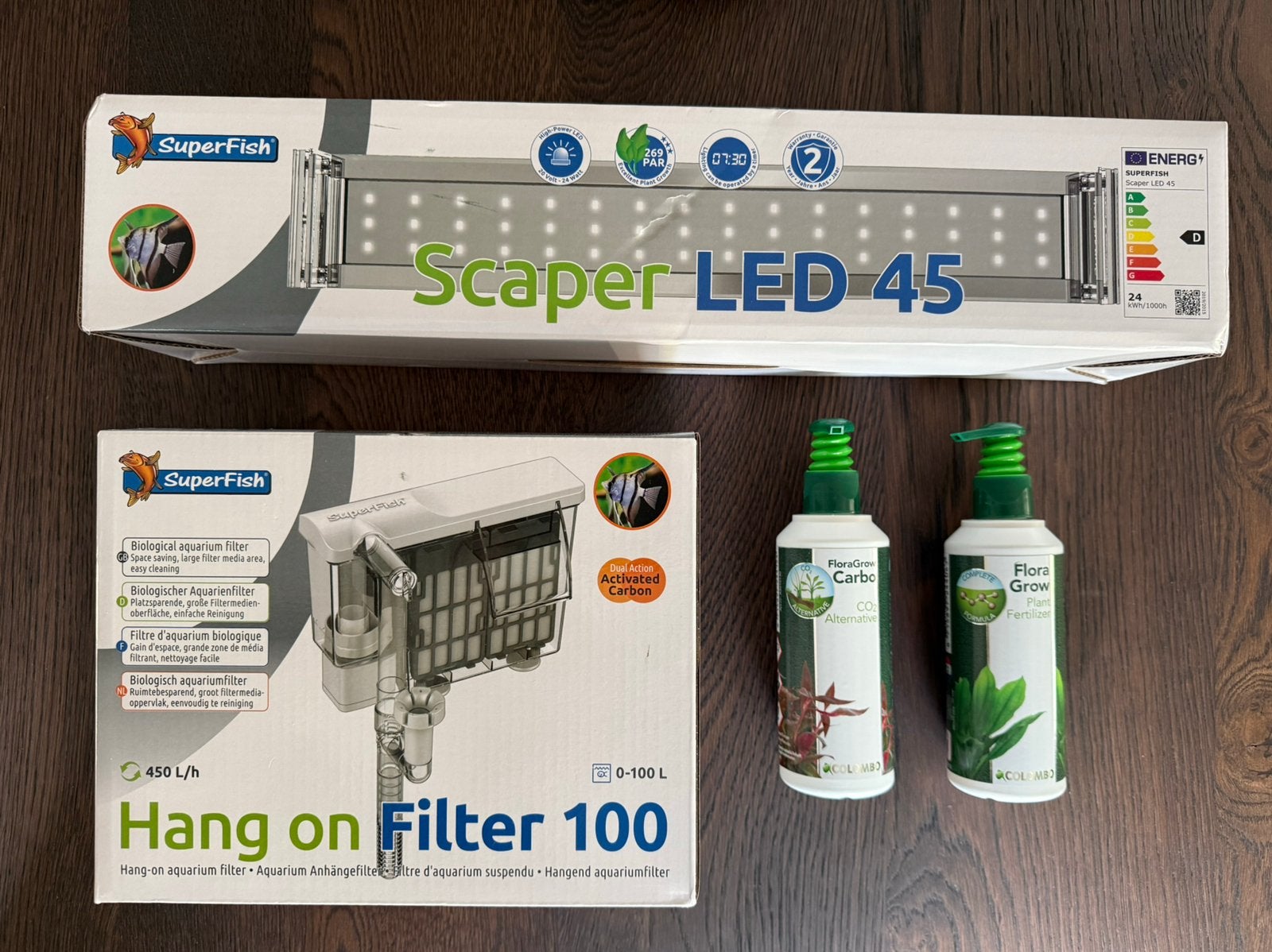 Aquarium accessoires, SuperFish, Scaper LED 45, Filter, etc., Dieren en Toebehoren, Ophalen of Verzenden, Nieuw, Filter, Superfish