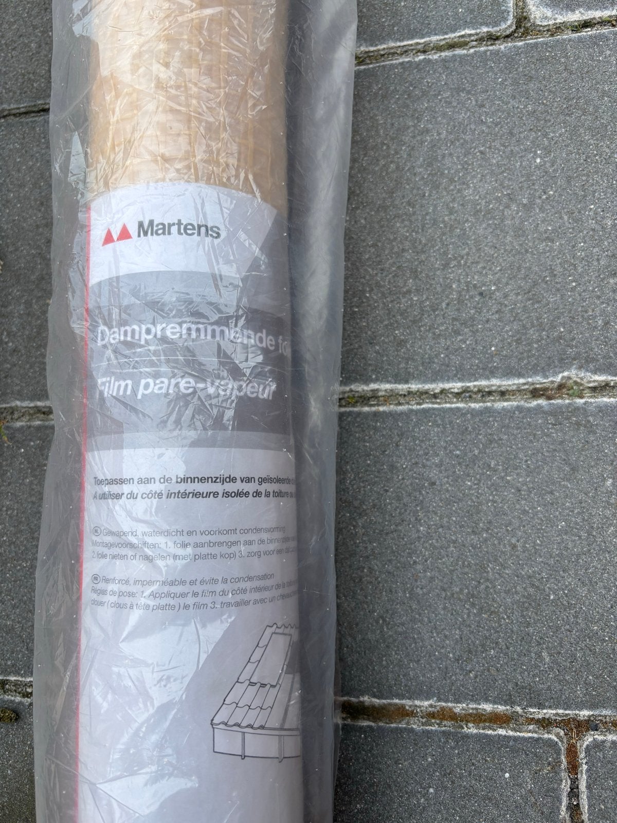 Martens Dampremmende Folie 1,5 x 25 m, Overige materialen, Nieuw, 15 m² of meer, Muurisolatie