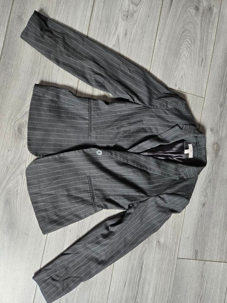 Zwart gestreept jasje maat M, Kleding | Dames, Maat 38/40 (M), Zwart, Ophalen of Verzenden, Zo goed als nieuw
