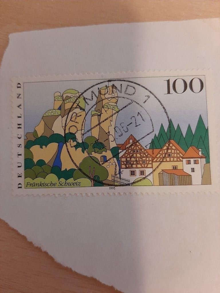 1995 Duitsland Frankische Schweiz, Verzenden, BRD, Gestempeld