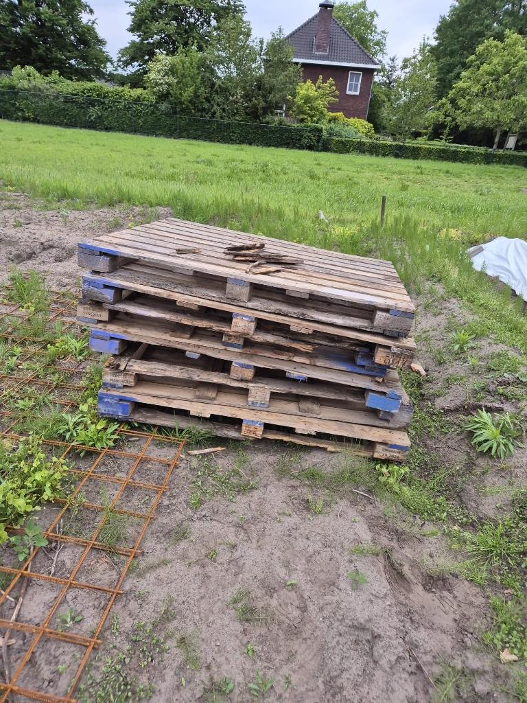 Pallets als stookhout, Ophalen, Gebruikt, Pallet, Minder dan 200 cm