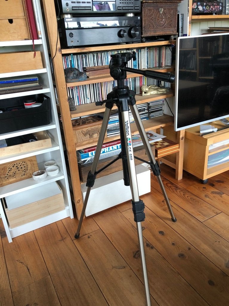 Velbon Statief CX 660, Gebruikt, 150 tot 175 cm, Met balhoofd, Ophalen of Verzenden